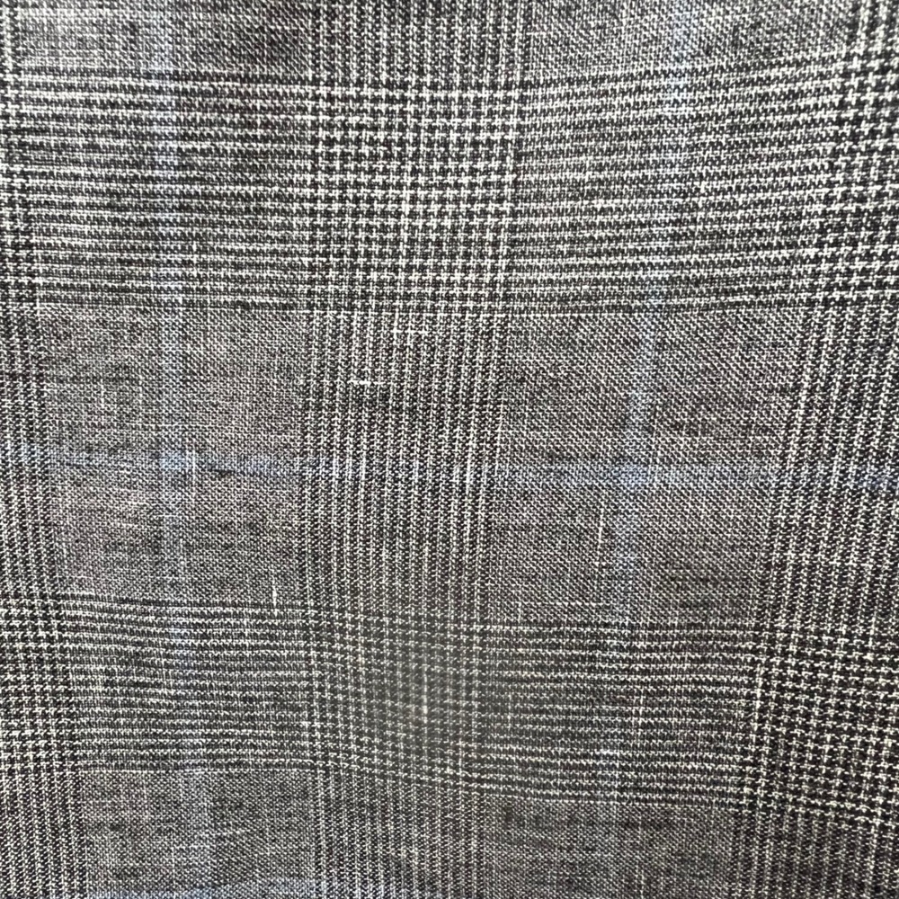 Ermenegildo Zegna Roma Fit Sport Coat Gray Plaid Linen Wool Silk 52L IT/42L US - Picture 10 of 10